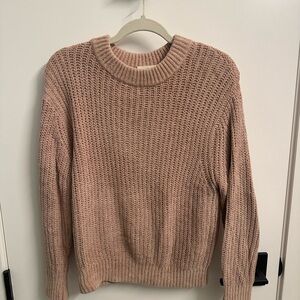 Wilfred Essential Chenille Sweater in Dusty Rose